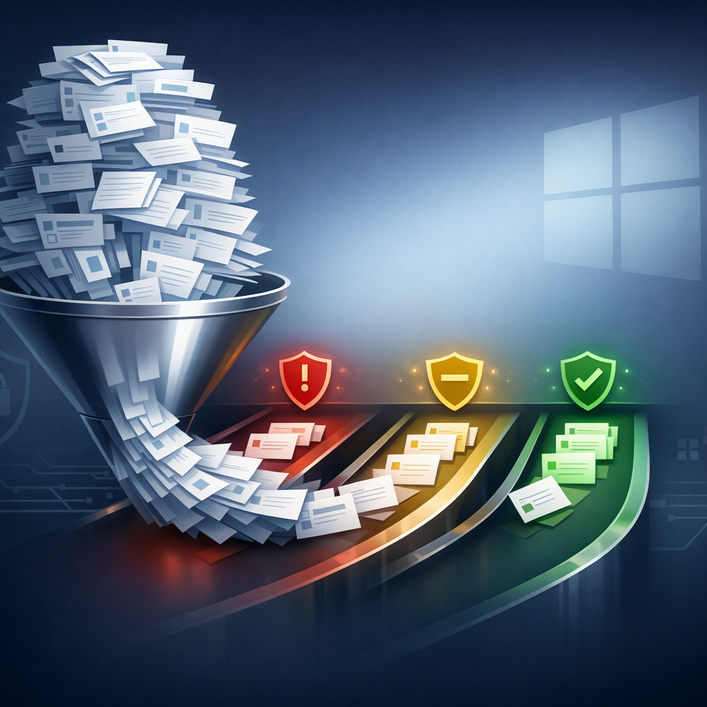 966 Fixes in One Month: A Patch Tuesday Triage Playbook for When Volume Outruns Your Team
